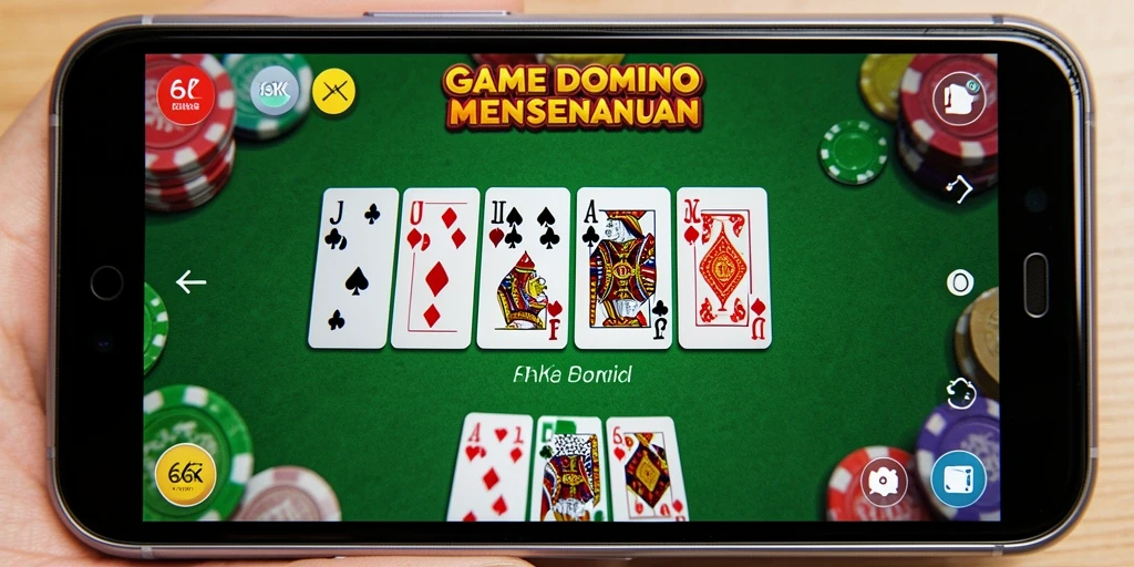 Gameplay seru dalam 66K, game domino yang menghibur.