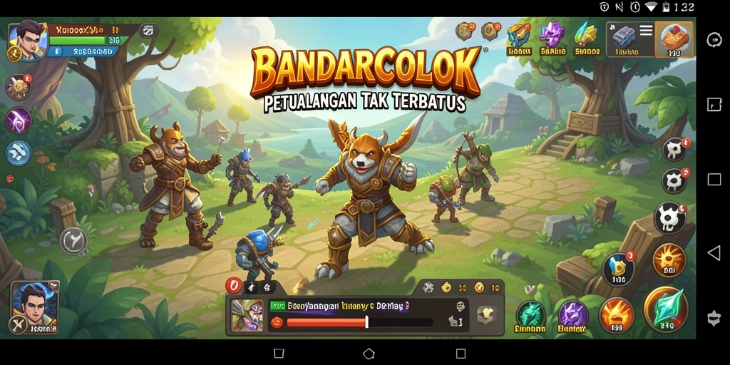 Tampilan gameplay RPG BANDARCOLOK yang menakjubkan.