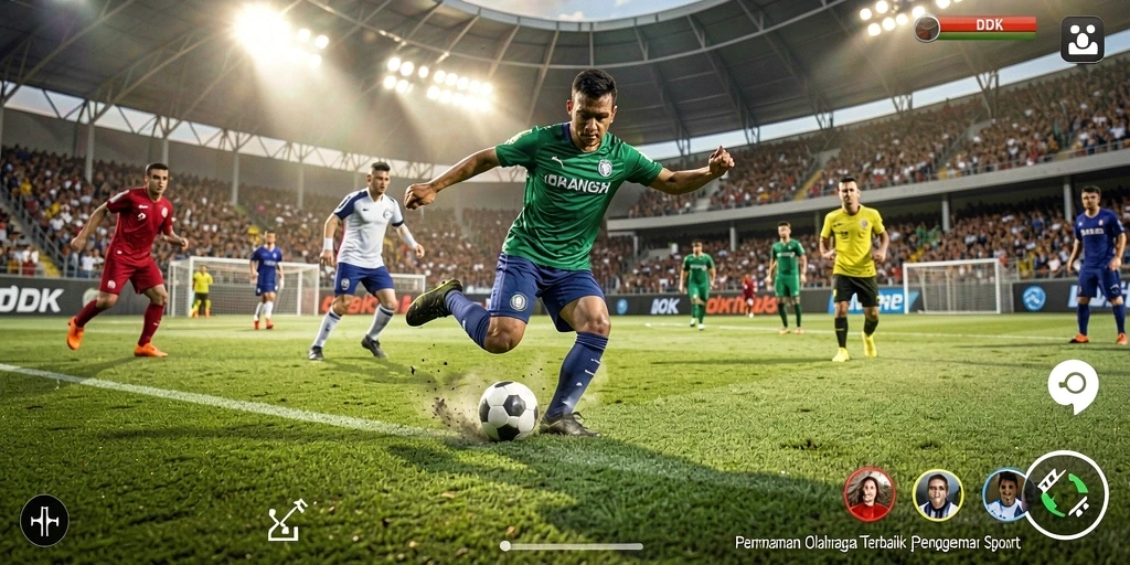 Tampilan gameplay DKK yang seru dan menegangkan.