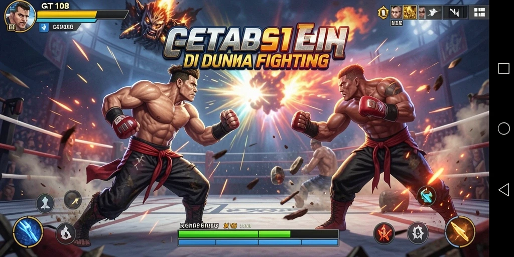 Gameplay Fighting yang seru dan mendebarkan di GT108.