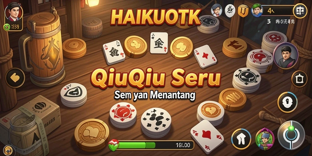 Gameplay seru HAIKUOTK dalam aksi QiuQiu.