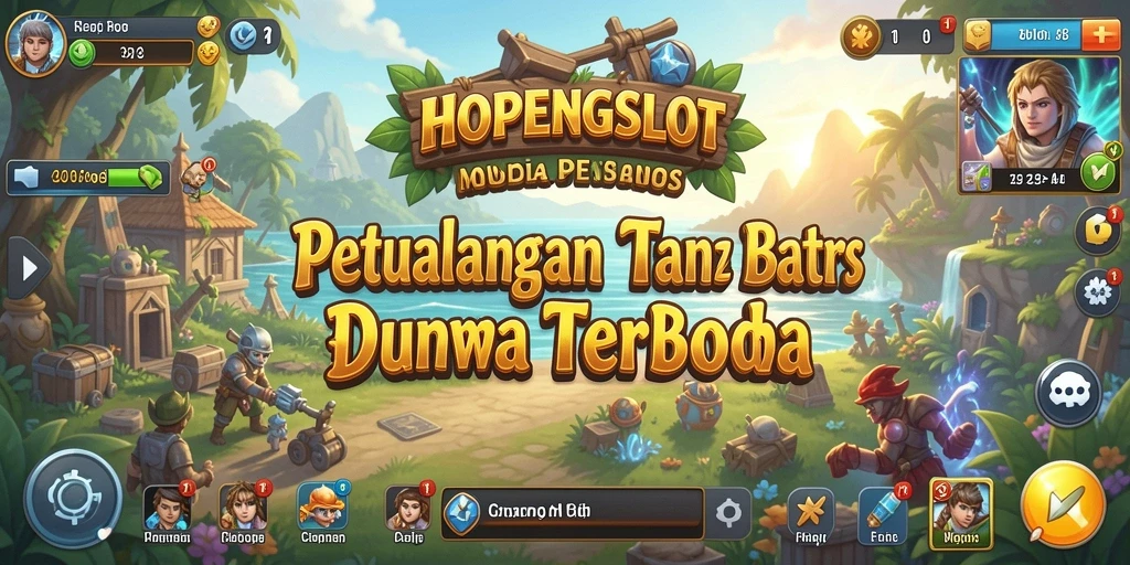 Tampilan menarik dari gameplay HOPENGSLOT di dunia terbuka.