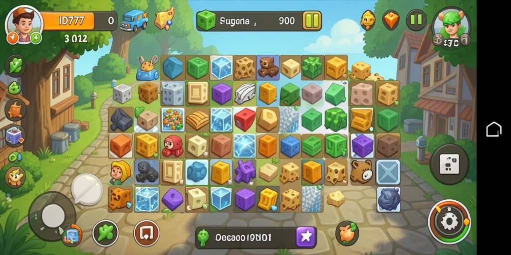Tampilan gameplay seru dari ID777 dengan tantangan puzzle yang menarik.