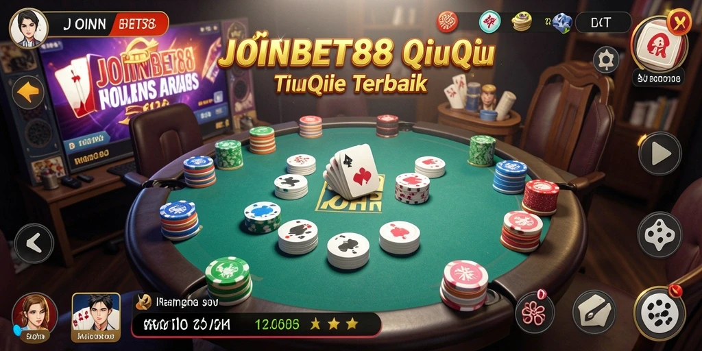Tampilan gameplay QiuQiu yang menarik dan dinamis.