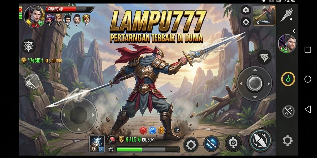 Tangkapan layar utama LAMPU777 menampilkan aksi pertarungan yang mendebarkan.