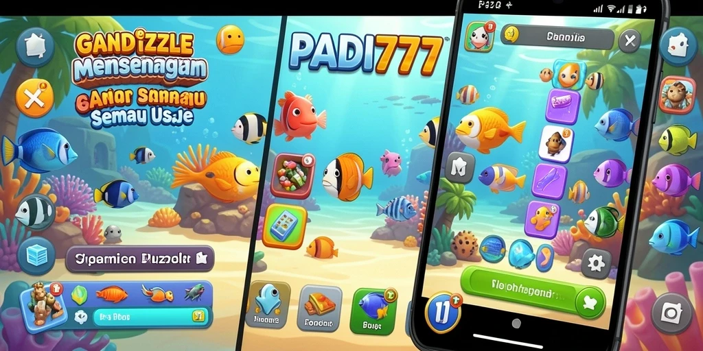 Gameplay seru dan menantang di PADI777 saat memecahkan teka-teki.