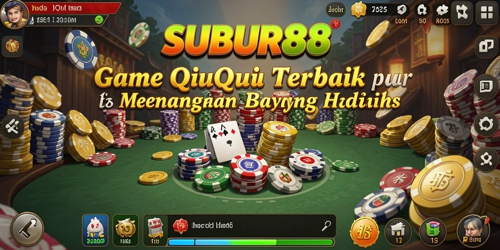Tampilan gameplay QiuQiu yang menegangkan dan menarik di SUBUR88.